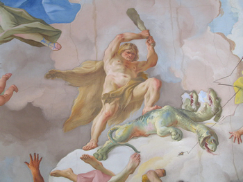 Fresko in Stift Melk &ndash; Paul Troger (Foto A. Prock)