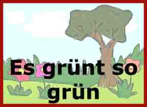 Es gr&uuml;nt so gr&uuml;n