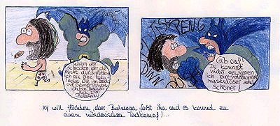 XY will fl&uuml;chten, aber Batmann fasst ihn, und es kommt zu einem m&ouml;rderischen Zweikampf auf Leben und Tod ...