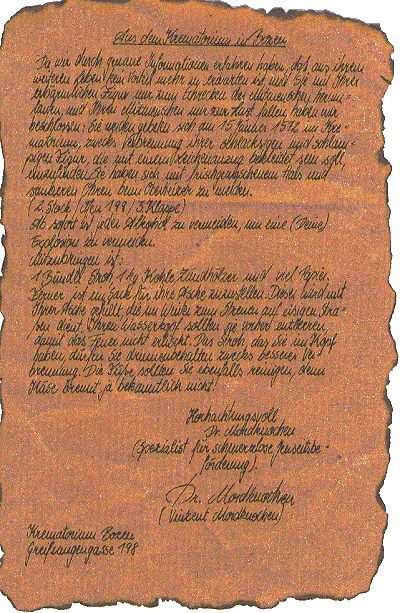 Mysteri&ouml;ser Brief