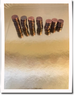 4 M&uuml;nzen stapeln