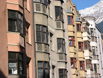 B&uuml;rgerh&auml;user in Innsbruck (Foto A. Prock)