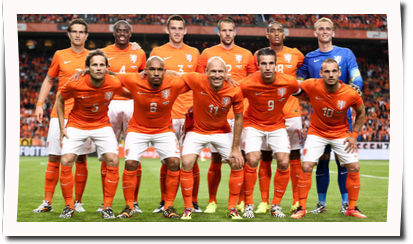 Fu&szlig;ballteam Niederlande