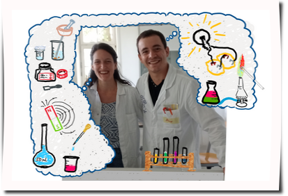 Forscherlabor 2024_Startfoto mit Zeichnung_Blog